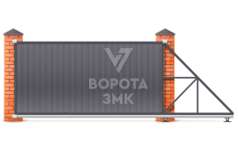 Ворота откатные Came 2000×2100 ЗМК-7039