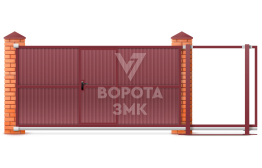 Откатные ворота 8 м 8000×2900 ЗМК-8124