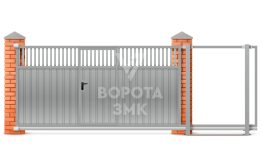 Ворота откатные Alutech 2250×2550 ЗМК-6852