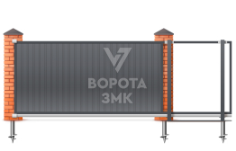 Откатные ворота 2600×1800 ЗМК-7811