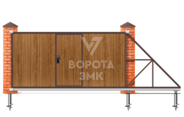 Ворота откатные 12000×2200 12 м ЗМК-8237