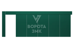 Ворота противопожарные Дорхан 5000×2000 для паркинга ЗМК-9596