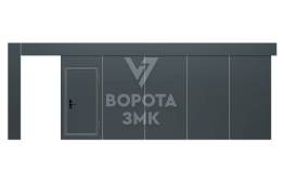 Откатные ворота для паркинга 3000×3500 ЗМК-9631