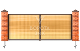Ворота из профильной трубы 2500×2750 ЗМК-5360