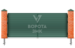 Распашные гаражные ворота Дорхан 2750×2750 ЗМК-4678