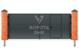 Распашные ворота 3000×1750 ЗМК-5183