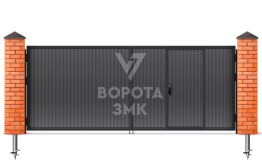 Автоматические распашные ворота Doorhan 3000×2750 ЗМК-4685