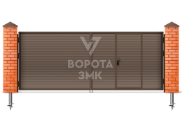 Распашные ворота 1750×2500 ЗМК-4967