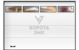 Гаражные ворота Алютех 2750×2250 ЗМК-2868