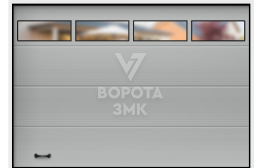 Ворота Алютех 2250×2750 ЗМК-2883