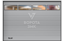 Подъемные ворота 5000×5000 ЗМК-3663